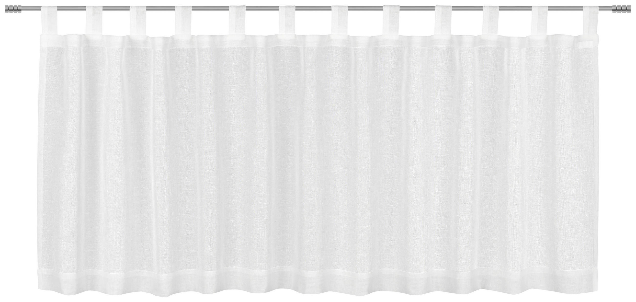 KURZGARDINE    140/50 cm  - Weiß, Basics, Textil (140/50cm) - Esposa