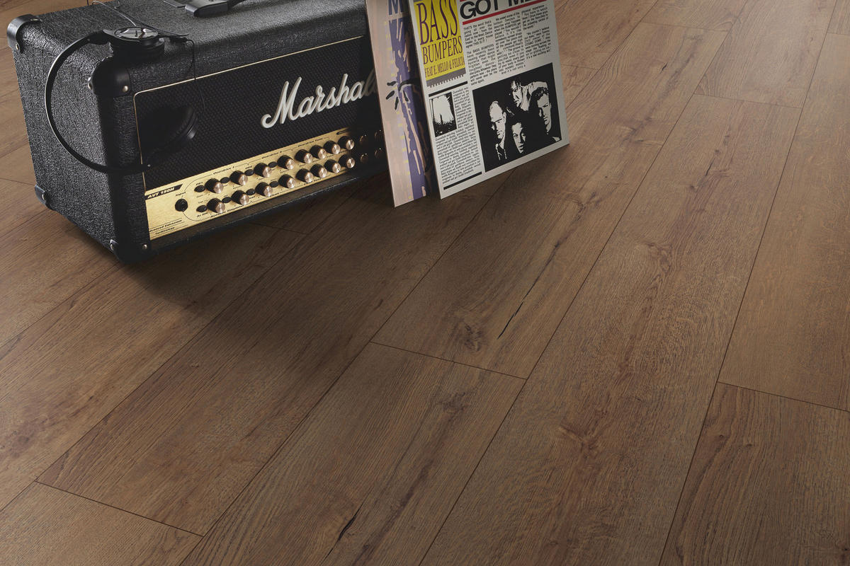 LAMINATBODEN Exquisit  - Eichefarben, KONVENTIONELL, Holz (138.0/19.3/0.8cm)