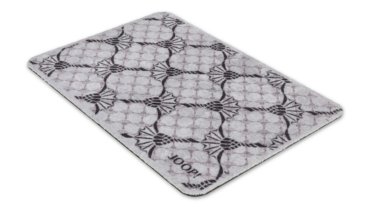 FUSSMATTE - Silberfarben, Design, Kunststoff (50/70cm) - Joop!