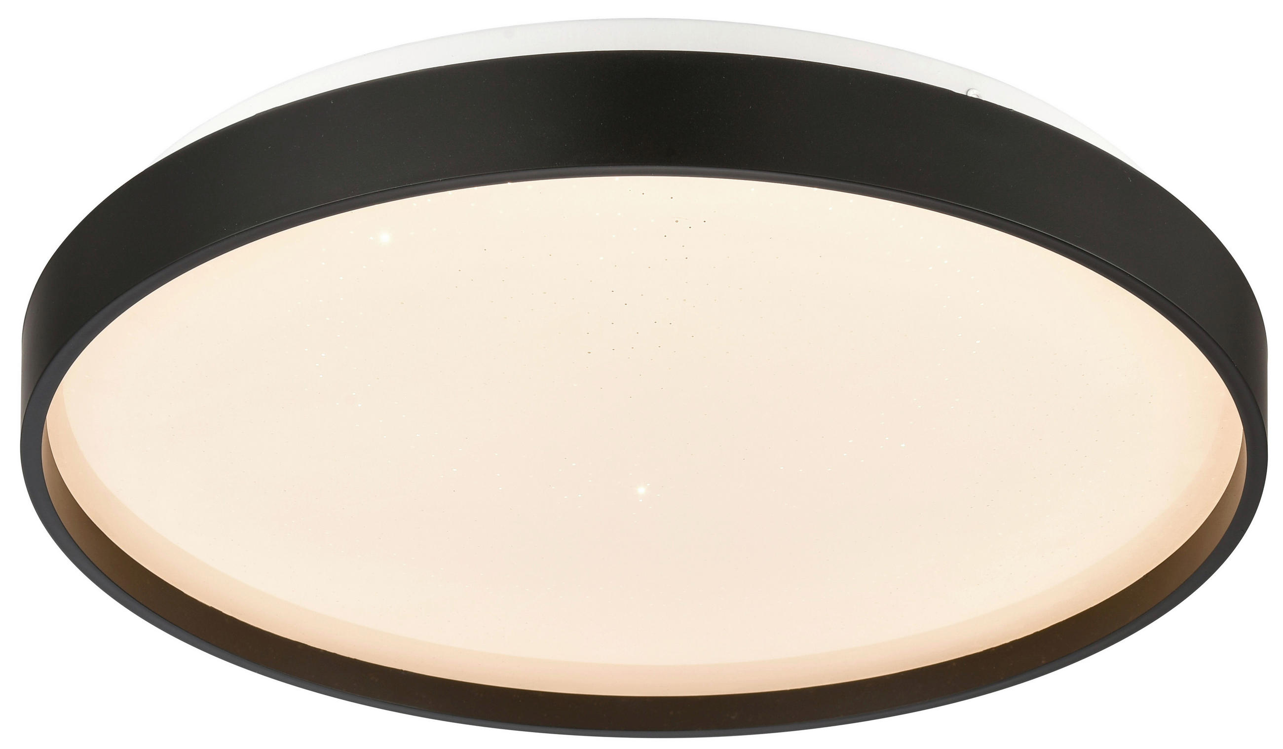 LED-DECKENLEUCHTE 39 cm  - Schwarz, Basics, Kunststoff/Metall (39cm) - Novel