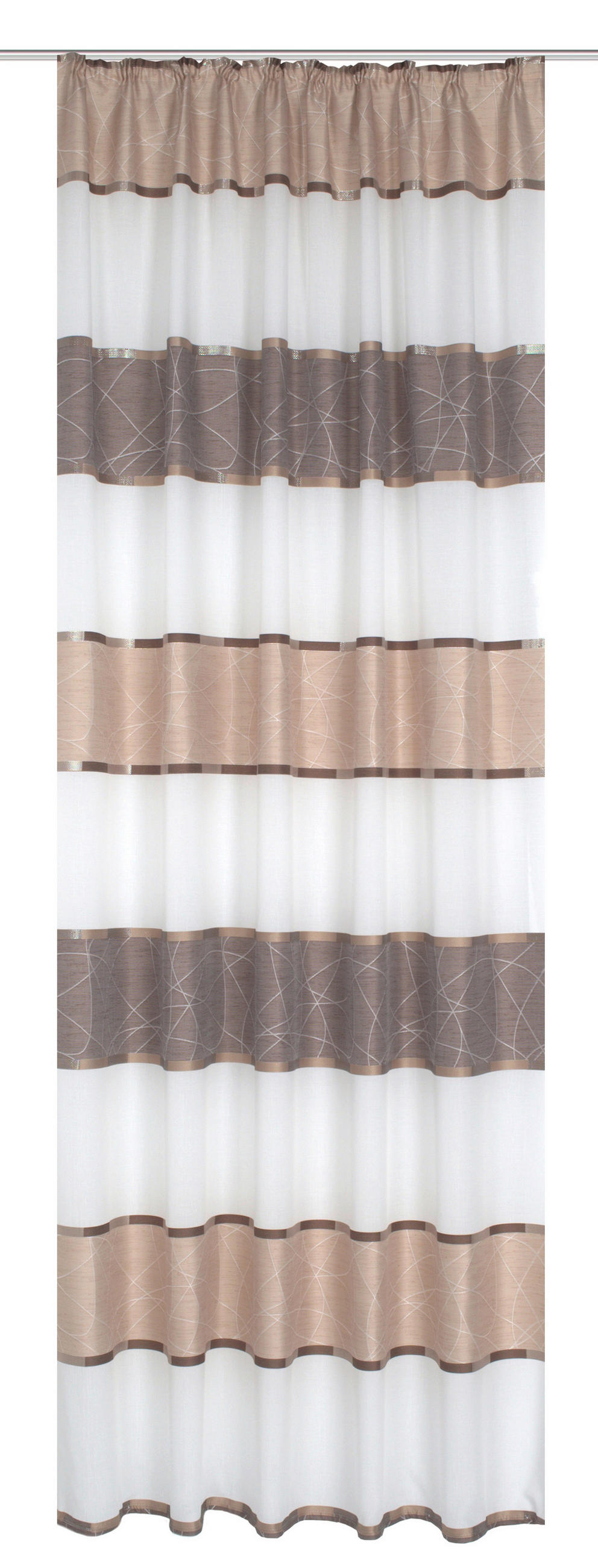 FERTIGVORHANG  blickdicht  140/145 cm   - Cappuccino, Design, Textil (140/145cm)