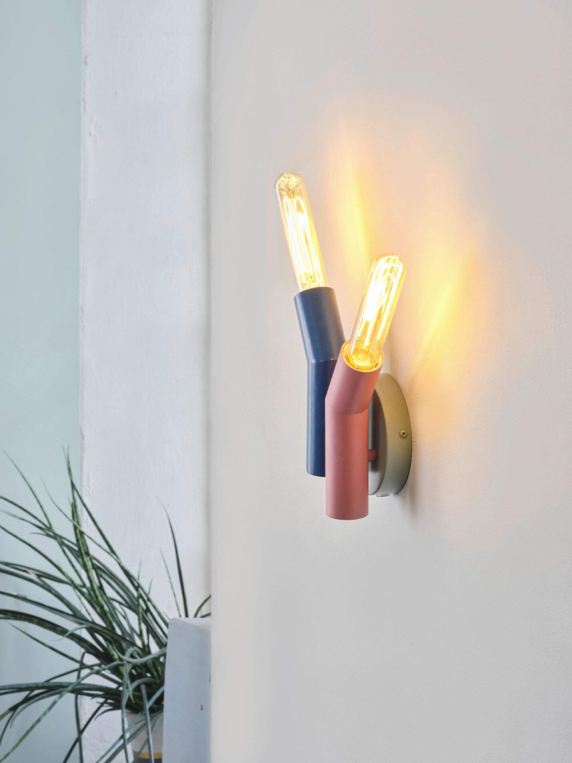 WANDLEUCHTE 18/7.7/21 cm   - Design, Metall (18/7.7/21cm) - Osram