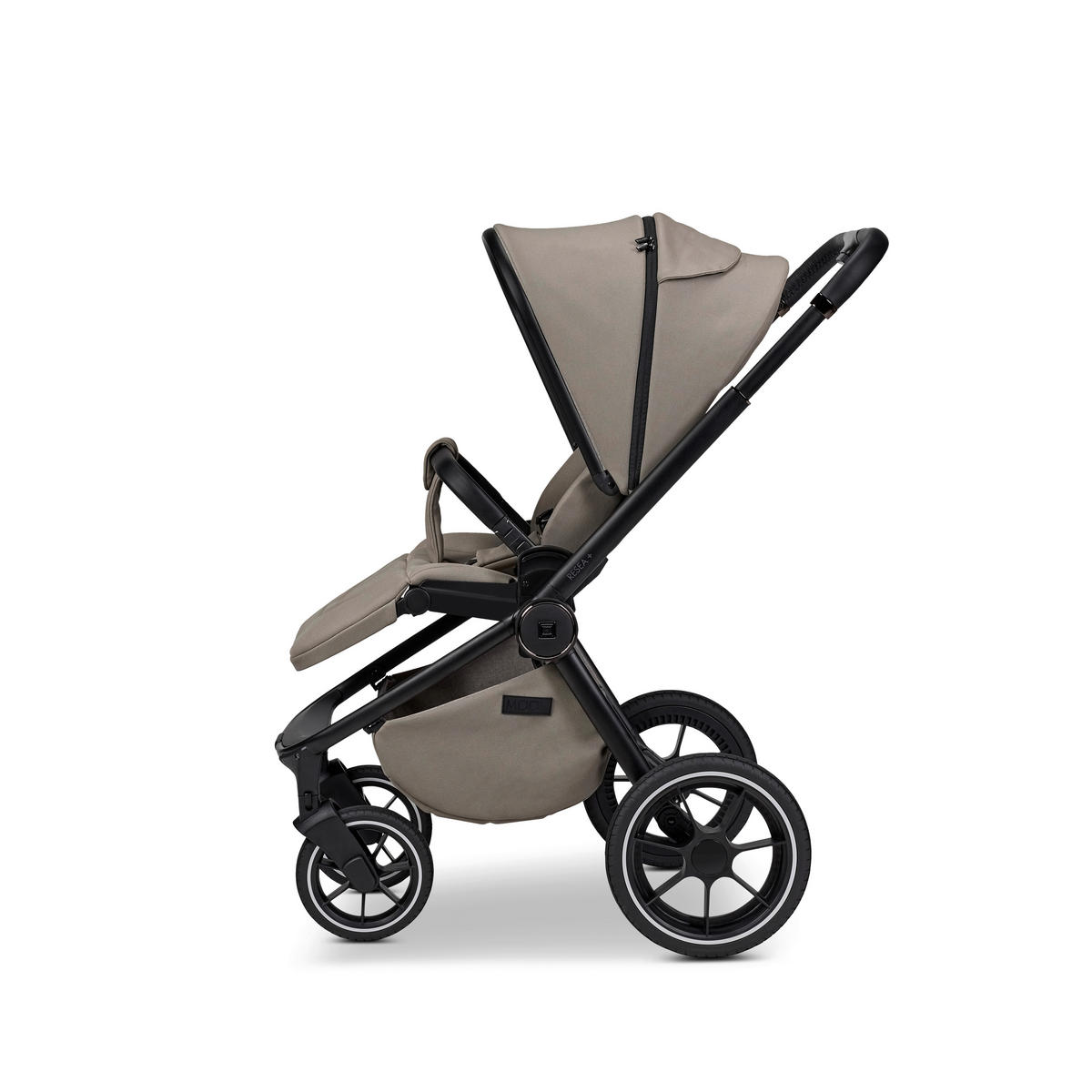 KOMBINIRANA DJEČJA KOLICA  Resea+  - boje blata/crna, Basics, tekstil (98.5/58/122cm) - Moon