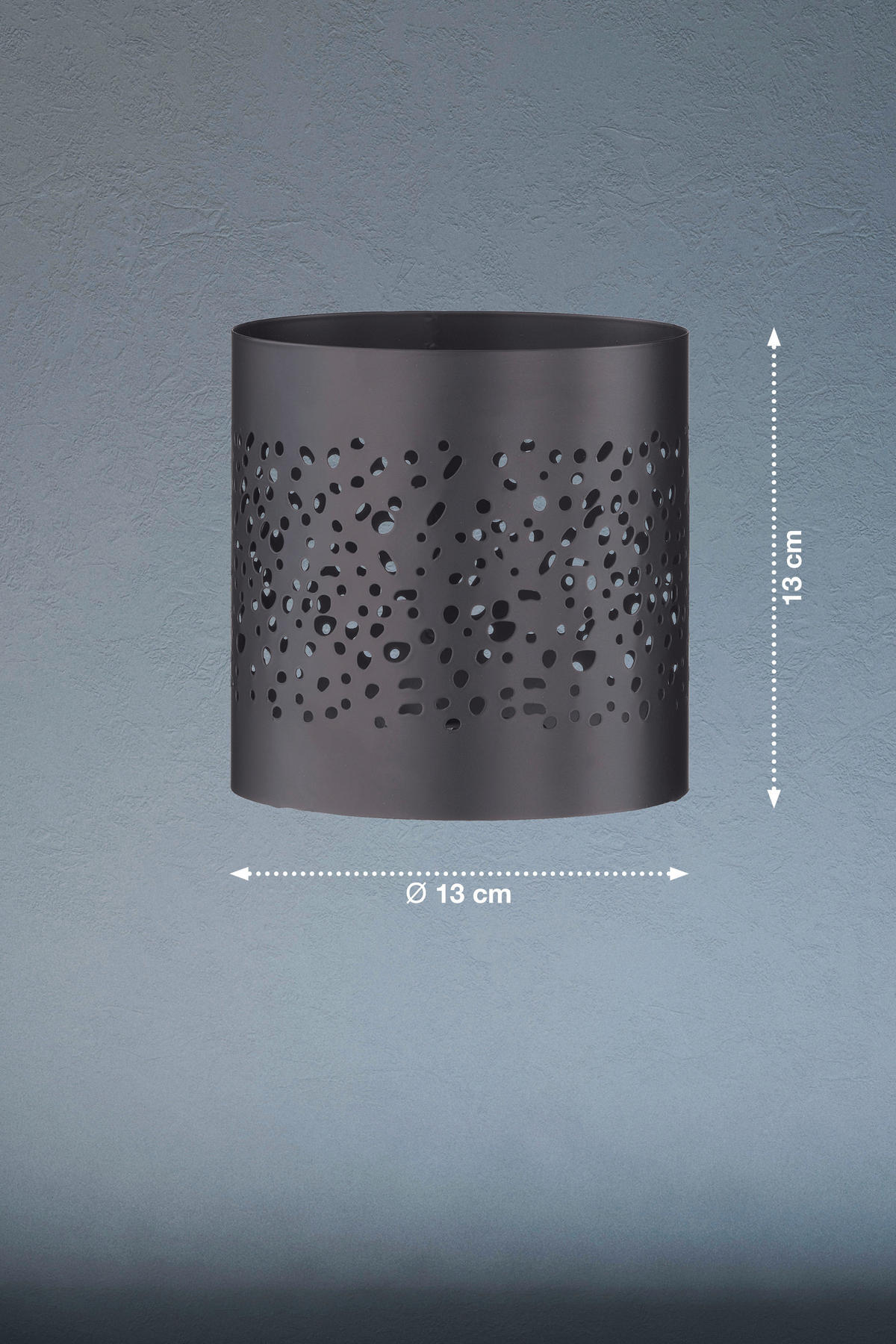 LAMPSKÄRM Modular S 13/13 cm   - svart, Basics, metall (13/13cm) - Fischer & Honsel