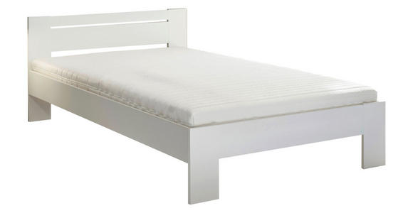 BETT 120/200 cm  in Weiß  - Weiß, KONVENTIONELL, Holzwerkstoff (120/200cm) - Carryhome