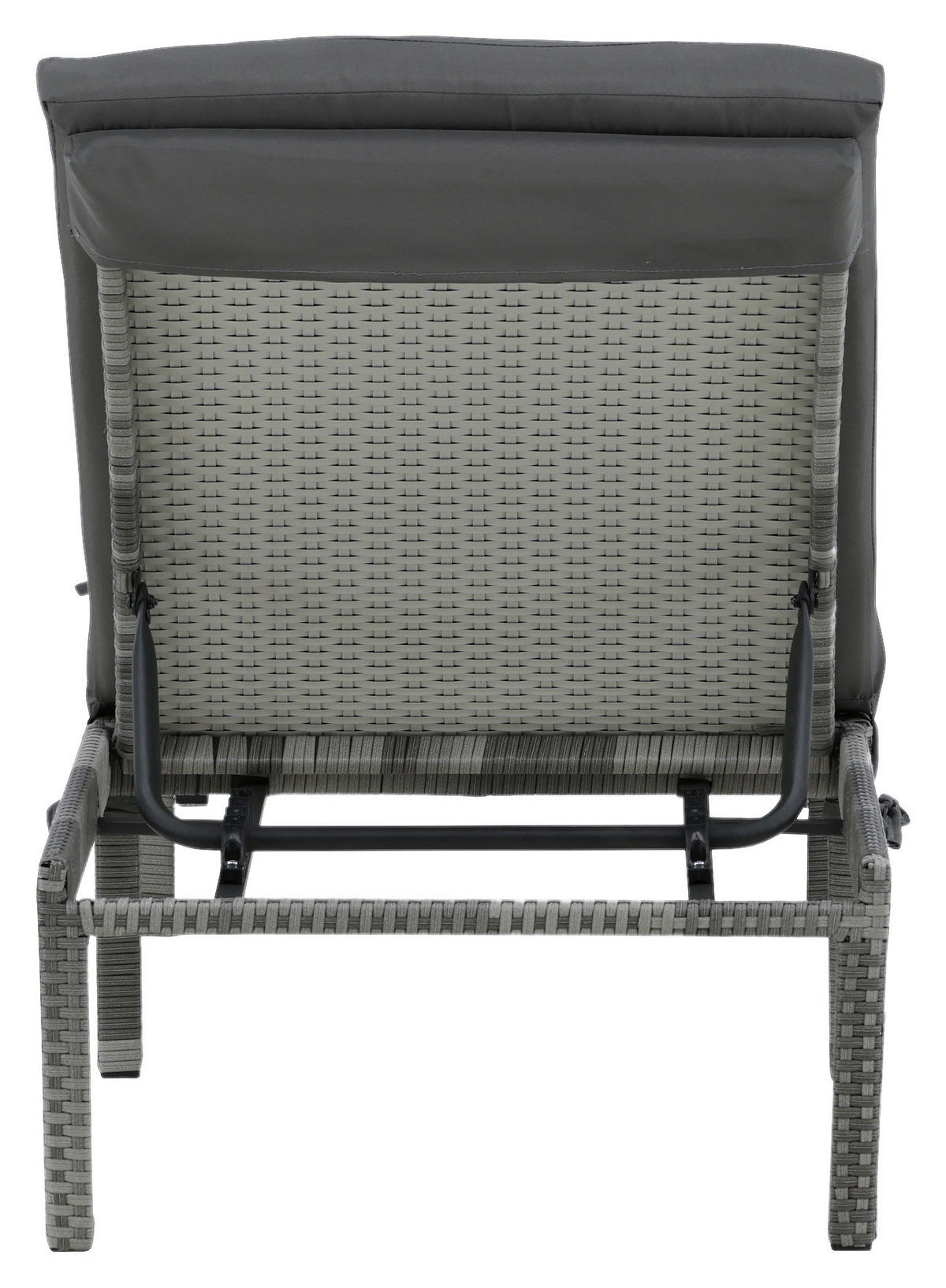 SONNENLIEGE 59/84/198 cm  - Grau, KONVENTIONELL, Kunststoff/Textil (59/84/198cm) - Gardenson