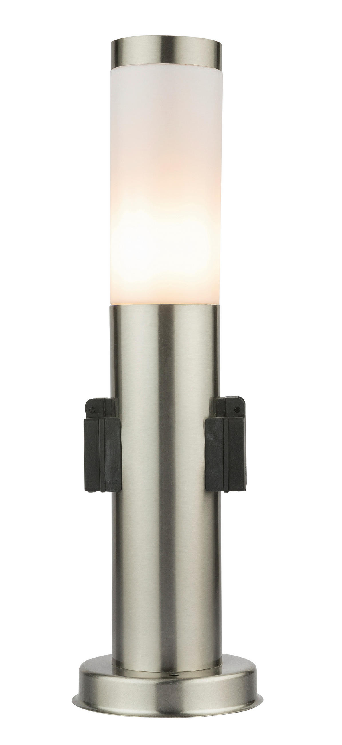 VÄGLAMPA - stålfärgad/opal, Basics, metall/plast (13,1/45cm) - Globo