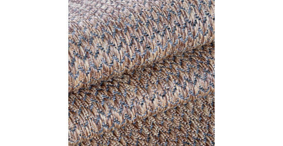 In- und Outdoorteppich 160/230 cm Zagora  - Braun/Grau, Basics, Textil (160/230cm) - Novel