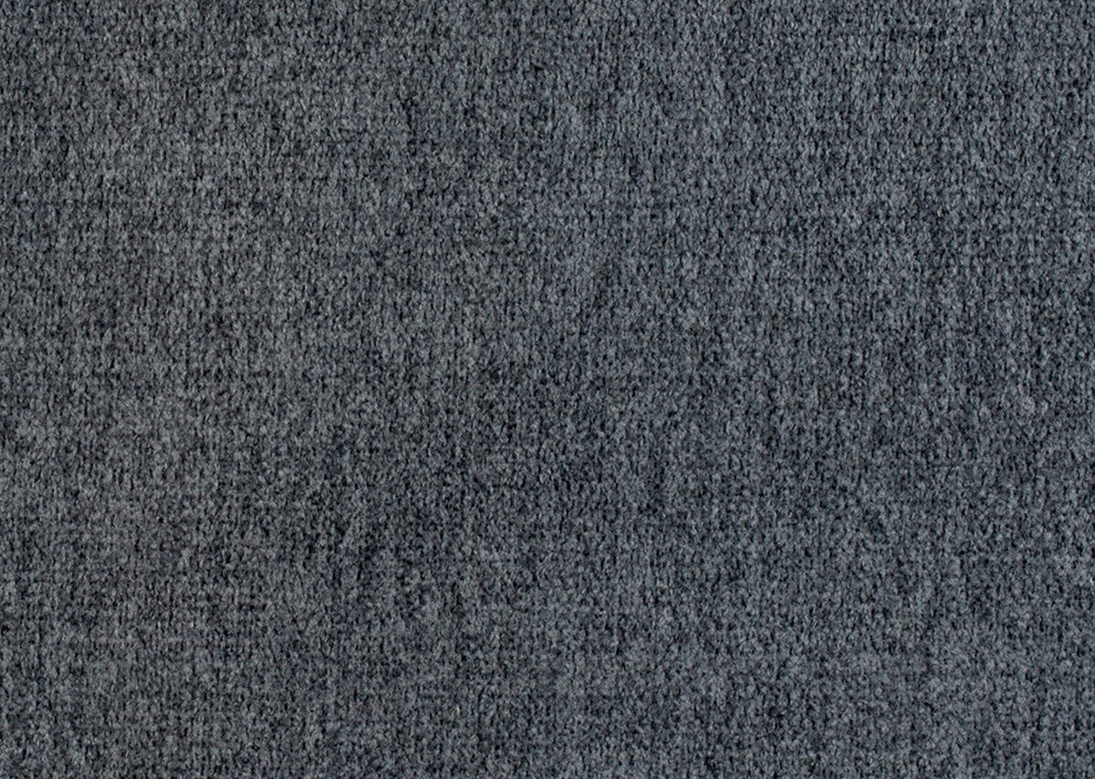 ECKSOFA in Chenille, Mikrofaser Grau  - Schwarz/Grau, Design, Textil/Metall (157/299cm) - Dieter Knoll