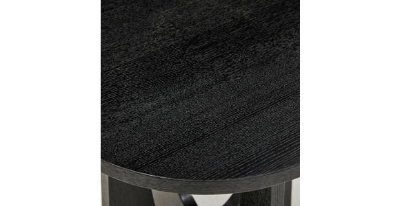 BEISTELLTISCH 40/40/55 cm Schwarz rund - Schwarz, Trend, Holzwerkstoff (40/40/55cm) - Xora