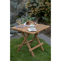 GARTENBEISTELLTISCH Holz  - Teakfarben, Basics, Holz (50/50/50cm) - Gardenson