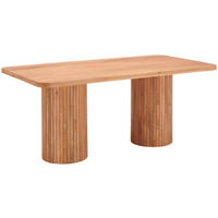 ESSTISCH in Holz   - Naturfarben, Design, Holz (160/76/90cm) - Livetastic