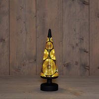 LED-DEKOLEUCHTE 9/30 cm   - Goldfarben/Schwarz, Basics, Glas (9/30cm) - X-Mas