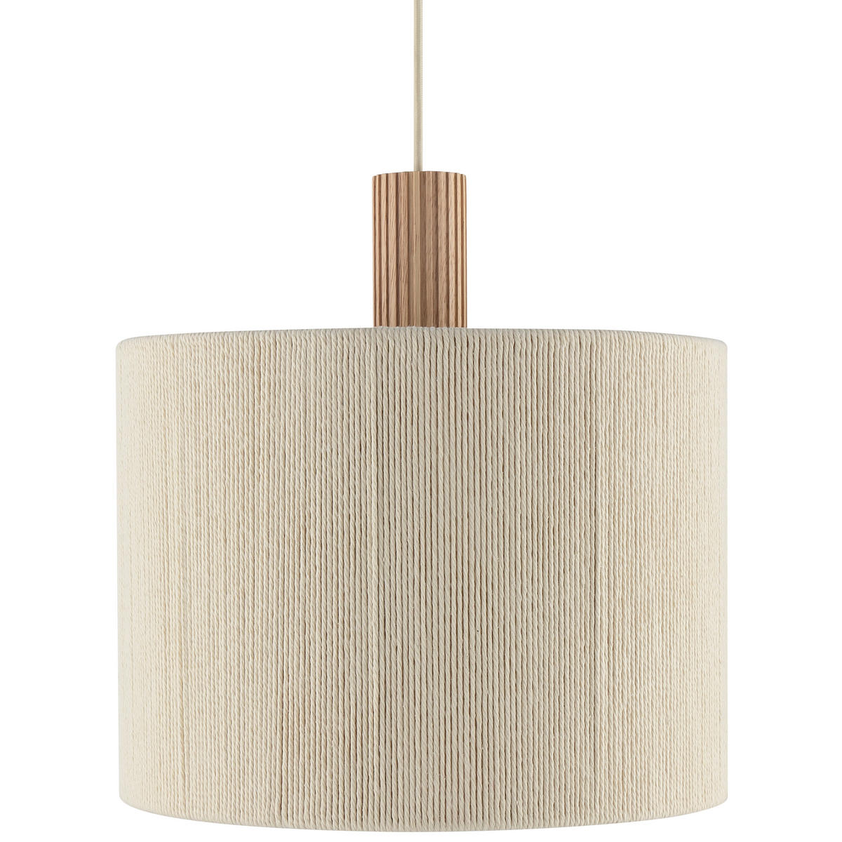 HÄNGELEUCHTE ARLO 35/150 cm  - Beigebraun/Braun, Natur, Holz/Textil (35/150cm)
