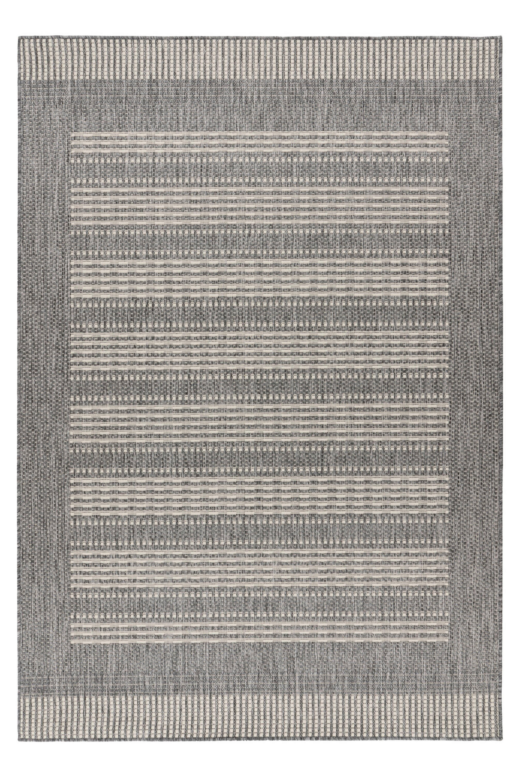 FLACHWEBETEPPICH 200/290 cm Silberfarben rechteckig  - Silberfarben, Basics, Textil (200/290cm) - Kayoom