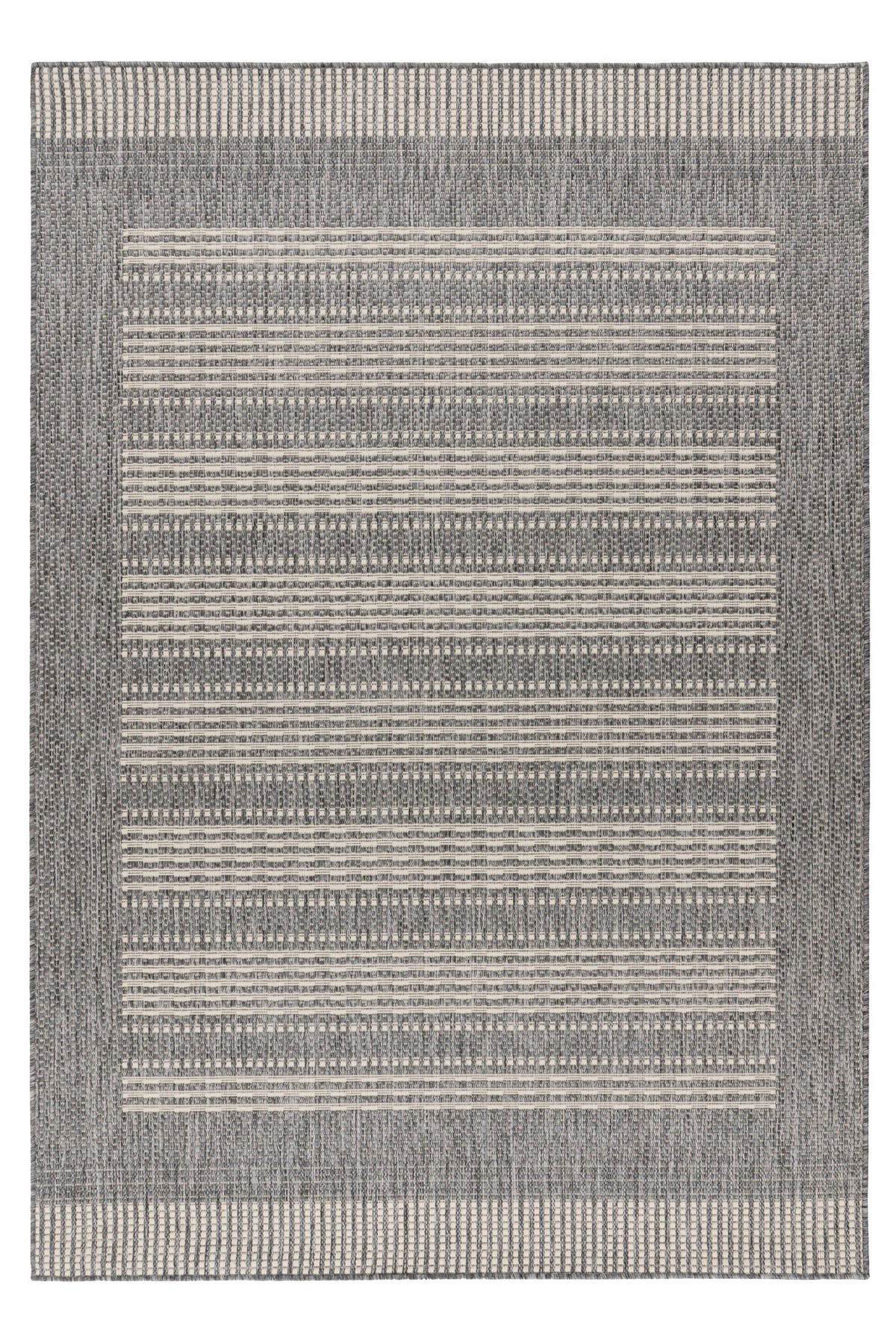 FLACHWEBETEPPICH 200/290 cm Silberfarben rechteckig  - Silberfarben, Basics, Textil (200/290cm) - Kayoom