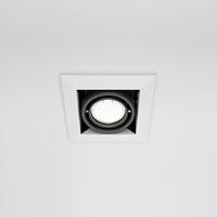 DECKENLEUCHTE    12,6/12,6/7,2 cm  - Weiss, Modern, Metall (12,6/12,6/7,2cm) - MAYTONI