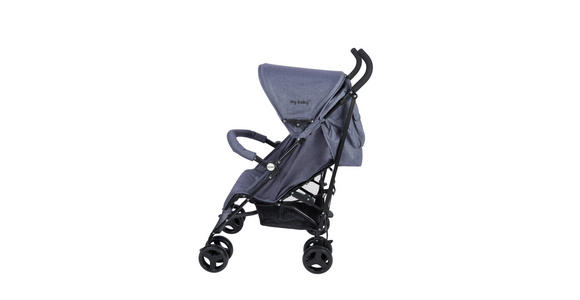 BUGGY Madrid - Blau/Schwarz, KONVENTIONELL, Textil/Metall (80,5/47,5/106,5cm) - MY BABY LOU
