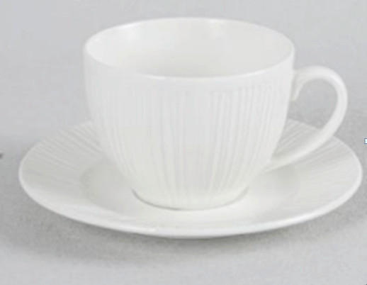 ŠÁLEK A PODŠÁLEK NA ČAJ  - bílá, Lifestyle, keramika (1.7/15.5/15.5cm) - Novel