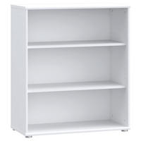 REGAL  73,7/85,5/34,8 cm Weiss  - Weiss/Alufarben, Design, Holzwerkstoff (73,7/85,5/34,8cm)