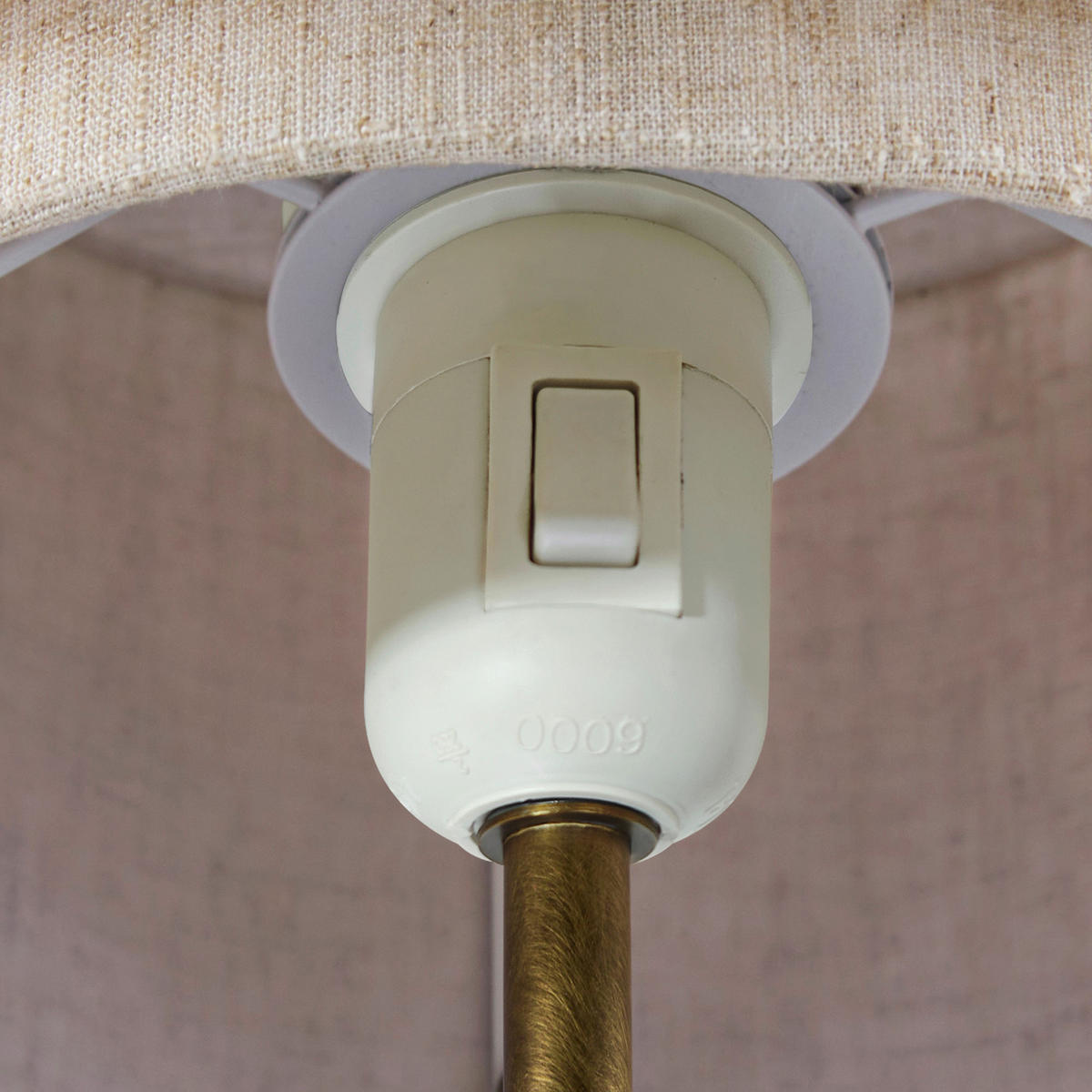 WANDLEUCHTE Takai 27,5/25 cm  - Beige, Design, Textil (27,5/25cm) - Nordlux