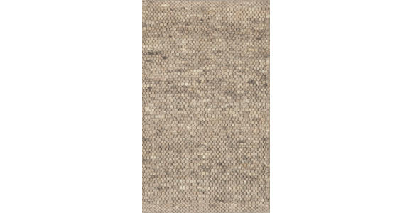 HANDWEBTEPPICH 70/140 cm Aruba Saaba 1496  - Hellbraun, KONVENTIONELL, Textil (70/140cm) - Linea Natura