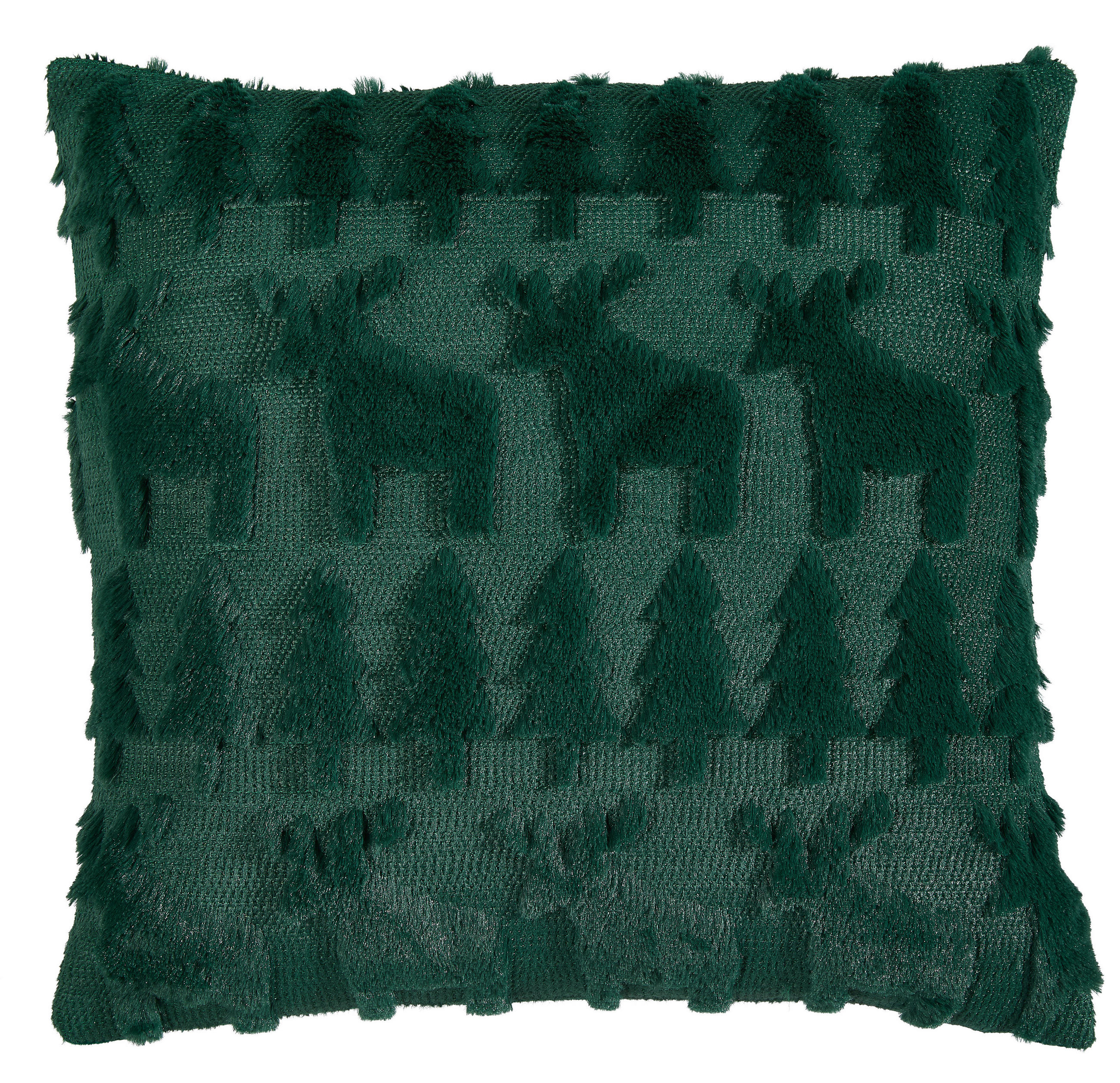 KISSENHÜLLE 45/45 cm  - Grün, Textil (45/45cm) - X-Mas
