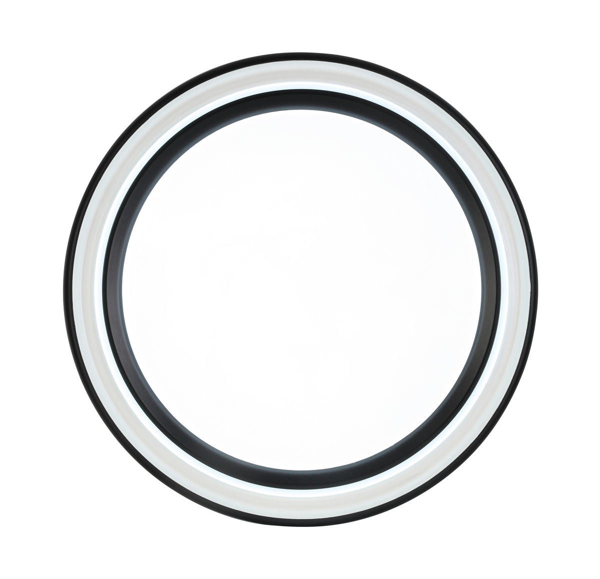 STROPNA LED-SVETILKA   48 W/5400 lm/3000-6500 K/220-240 V/ - črna/bela, Trend, kovina/umetna masa (49/6cm) - Novel