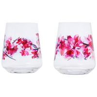 GLÄSERSET Sommersonett Allround  2-teilig  - Pink/Transparent, Trend, Glas (9,2/11,0cm) - Ritzenhoff
