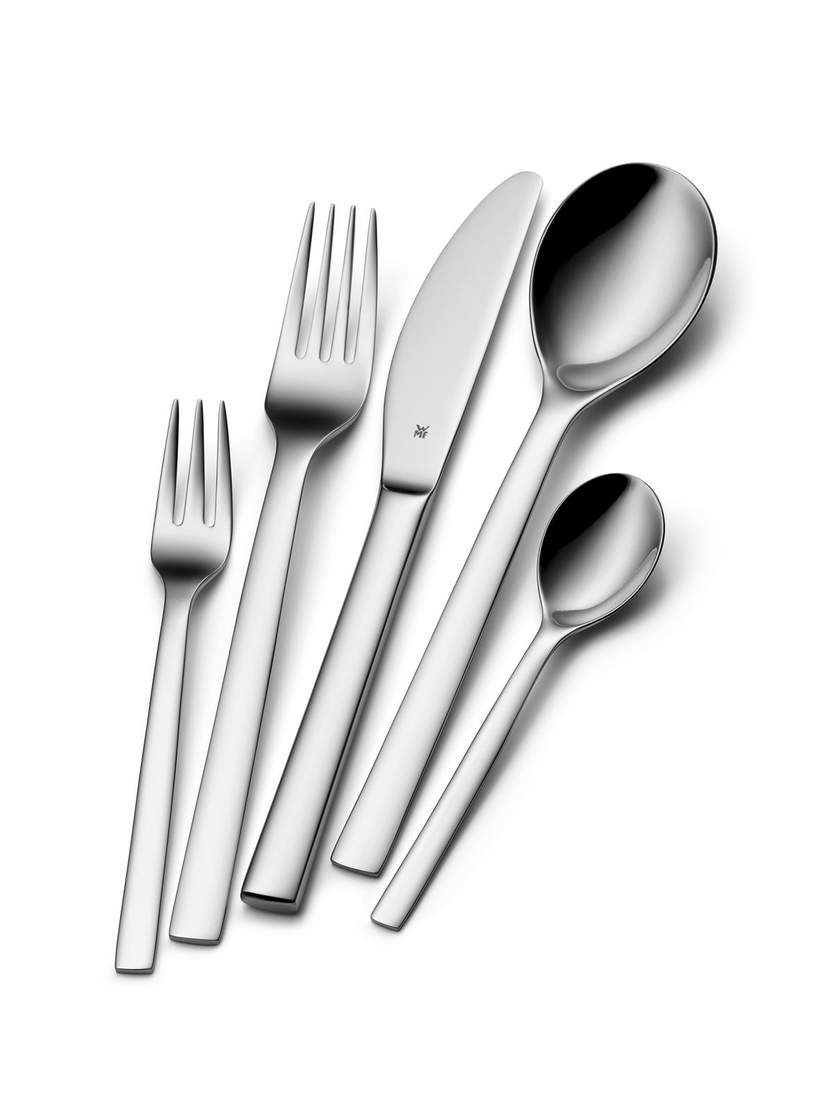 PRIBOR ZA JELO  30 delova     - boja nerđajućeg čelika, Osnovno, metal (43,5/26/6cm) - WMF
