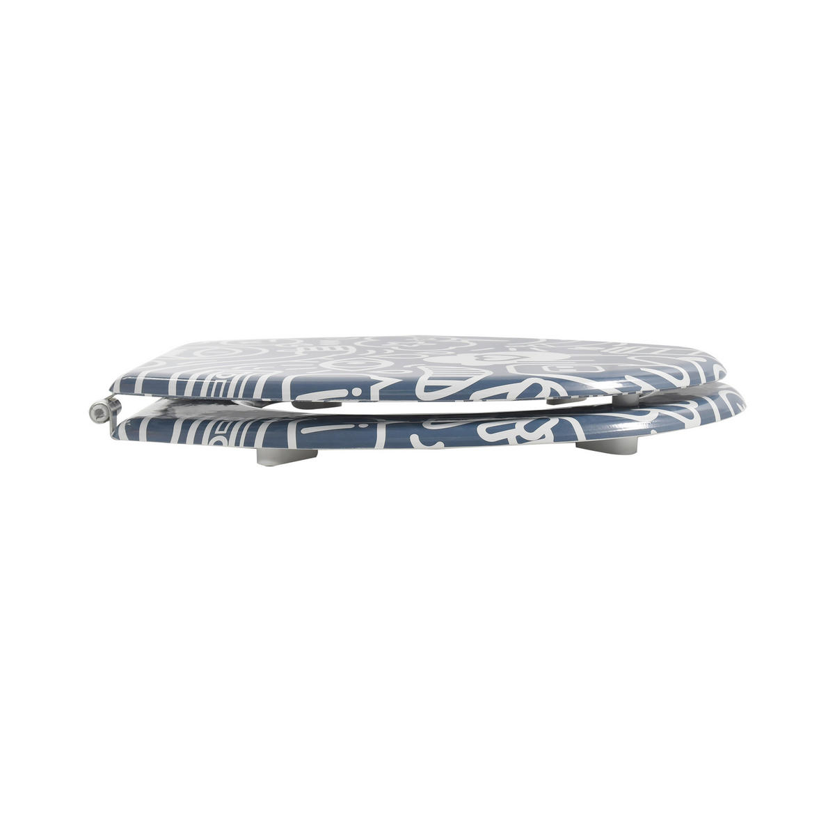 WC-SITZ - Weißblau, Basics, Holzwerkstoff (45/5.6/36cm) - MSV