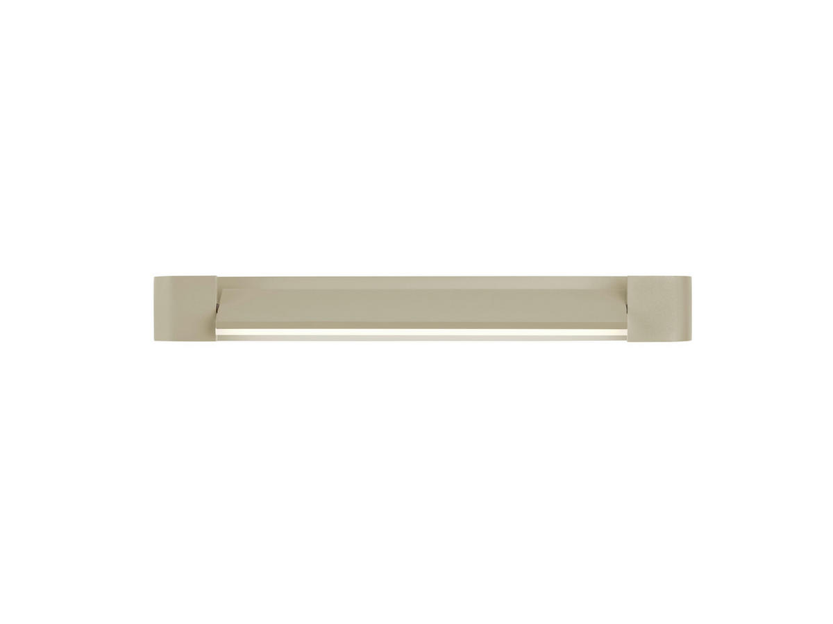 LED-WANDLEUCHTE   - Sandfarben, Design, Metall (9/40/5cm) - Hell