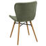 STUHL in Textil Grün, Eichefarben - Eichefarben/Grün, LIFESTYLE, Holz/Textil (47/82,5/56cm) - Carryhome STUHL in Textil Grün, Eichefarben - Eichefarben/Grün, LIFESTYLE, Holz/Textil (47/82,5/56cm) - Carryhome