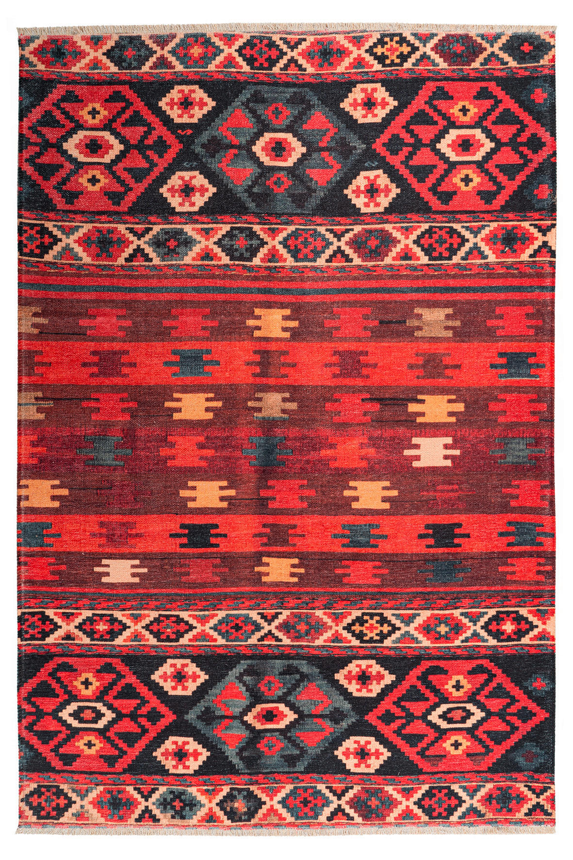 FLACHWEBETEPPICH 150/230 cm My Ethno Multicolor  - Multicolor, LIFESTYLE, Textil (150/230cm) - Obsession