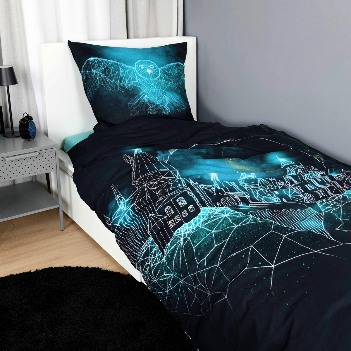 JUGENDBETTWÄSCHE Harry Potter Renforcé 135/200 cm  - Multicolor/Schwarz, Design, Textil (135/200cm) - Herding