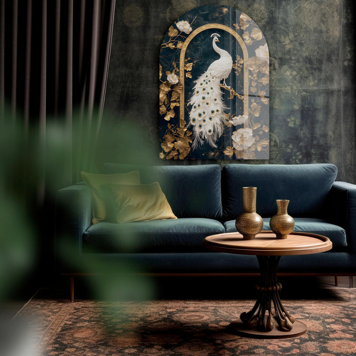 GLASBILD Tiere 70/100 cm  - Multicolor, Basics, Glas/Papier (70/100cm)