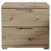 NACHTSCHRANK 46/43/42 cm  - Alufarben/Eiche Artisan, KONVENTIONELL, Holzwerkstoff/Kunststoff (46/43/42cm) - Boxxx
