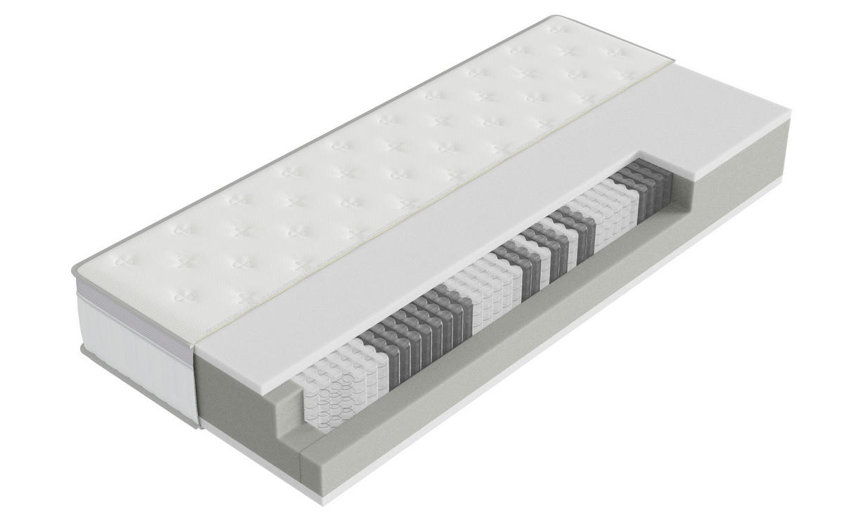BOXSPRING KREVET 180/200 cm     crna  - crna/boje aluminija, Design, tekstil/metal (180/200cm) - Dieter Knoll