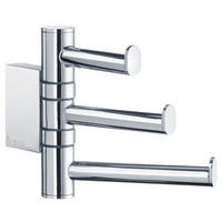 HANDTUCHHAKEN in Chromfarben  - Chromfarben, Basics, Metall (1,9/9,5/12,7cm)