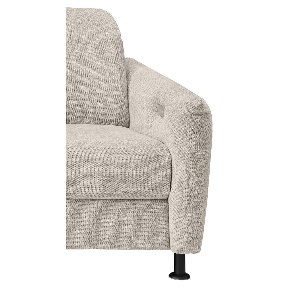 Thumbnail - Livetastic Ecksofa, Beige, Textil, Uni, 4-Sitzer, Ottomane links, L-Form, 270x198 cm, Made in EU, seitenverkehrt erhältl...