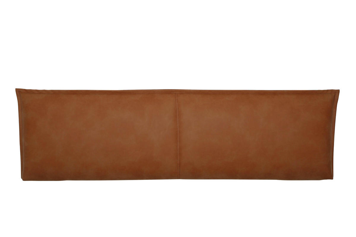 STAURAUMBETT 180/200 cm  in Eichefarben  - Eichefarben/Rostfarben, Design, Holzwerkstoff (180/200cm) - Xora