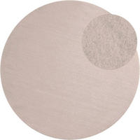 WEBTEPPICH Wohnzimmer 80 cm Fiona Beige rund  - Beige, KONVENTIONELL, Textil (80cm) - Novel