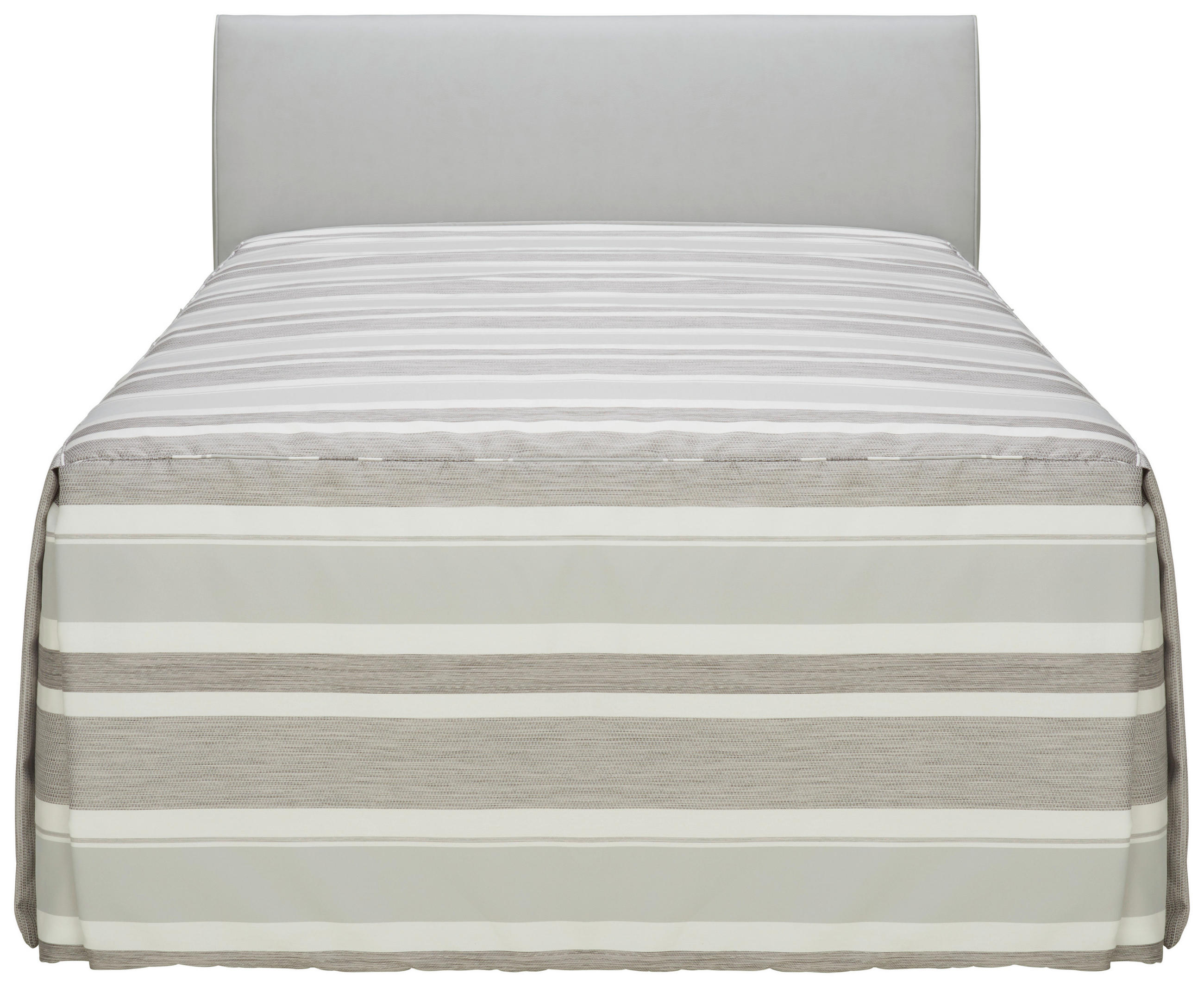 POLSTERBETT Matratze, Lattenrost, Bettkasten, Tagesdecke 120/200 cm  in Grau  - Grau, KONVENTIONELL, Holz/Textil (120/200cm) - RUF Betten
