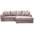 WOHNLANDSCHAFT in Textil Rosa - Chromfarben/Rosa, Design, Kunststoff/Textil (275/195cm) - Carryhome WOHNLANDSCHAFT in Textil Rosa - Chromfarben/Rosa, Design, Kunststoff/Textil (275/195cm) - Carryhome