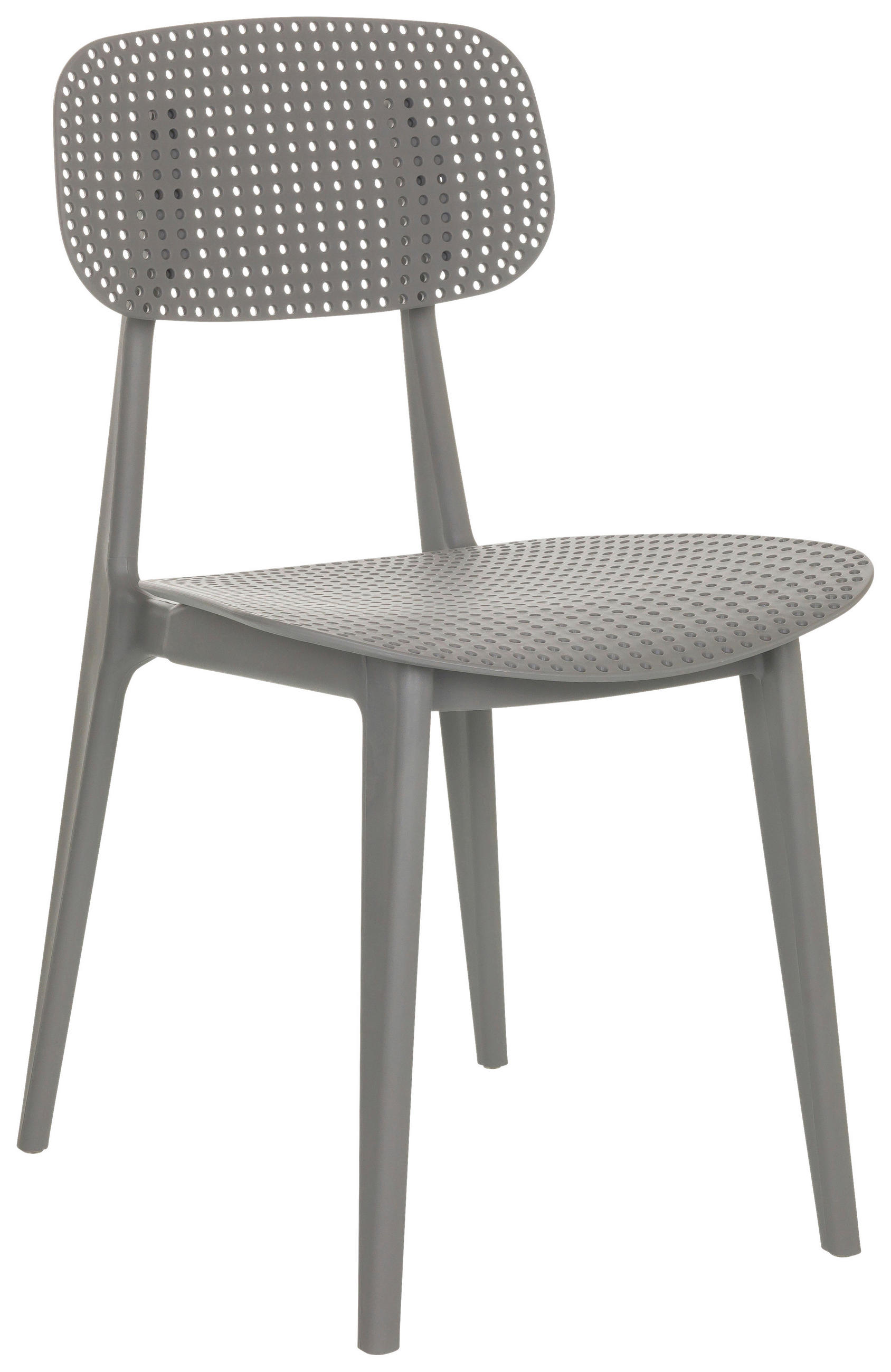 GARTENSTUHL Grau  - Grau, Basics, Kunststoff (42/79/51cm) - MID.YOU