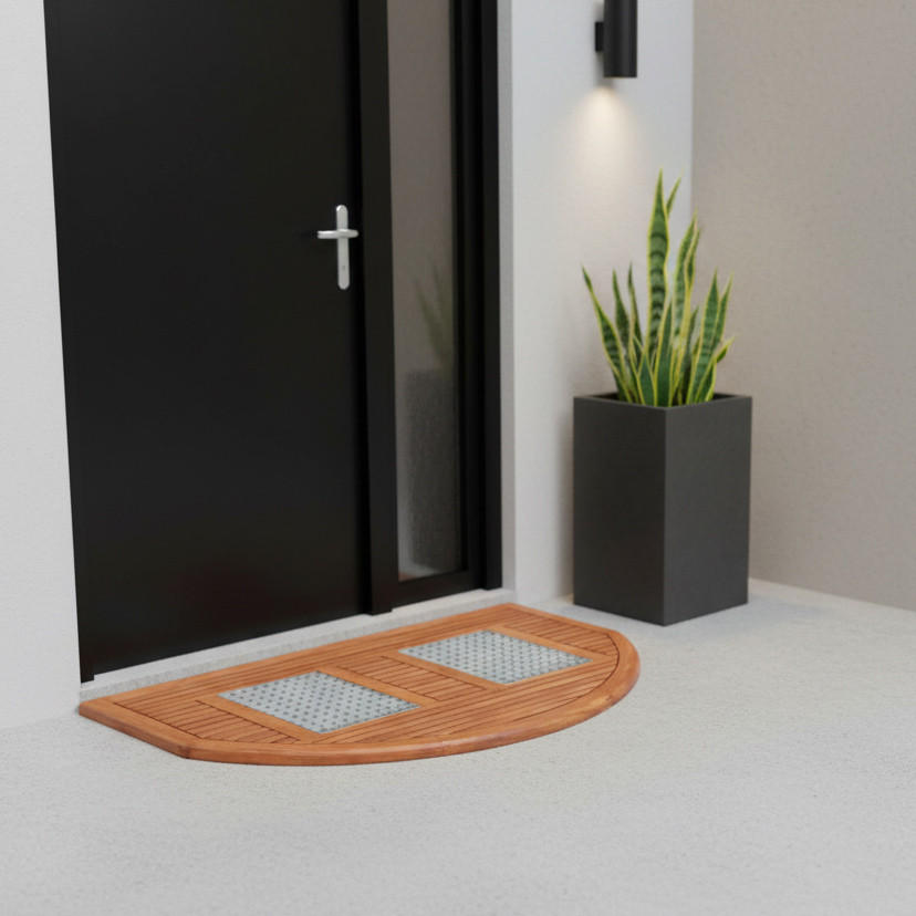 FUßMATTE 64/100 cm  - Naturfarben, MODERN, Holz (64/100cm) - Gardenson