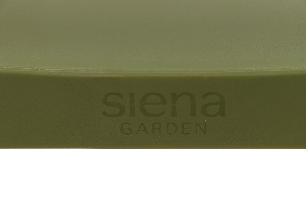 GARTENGARNITUR 5-teilig Stahl  - Anthrazit/Grün, Basics, Kunststoff/Metall (80/80/80cm) - Siena Garden