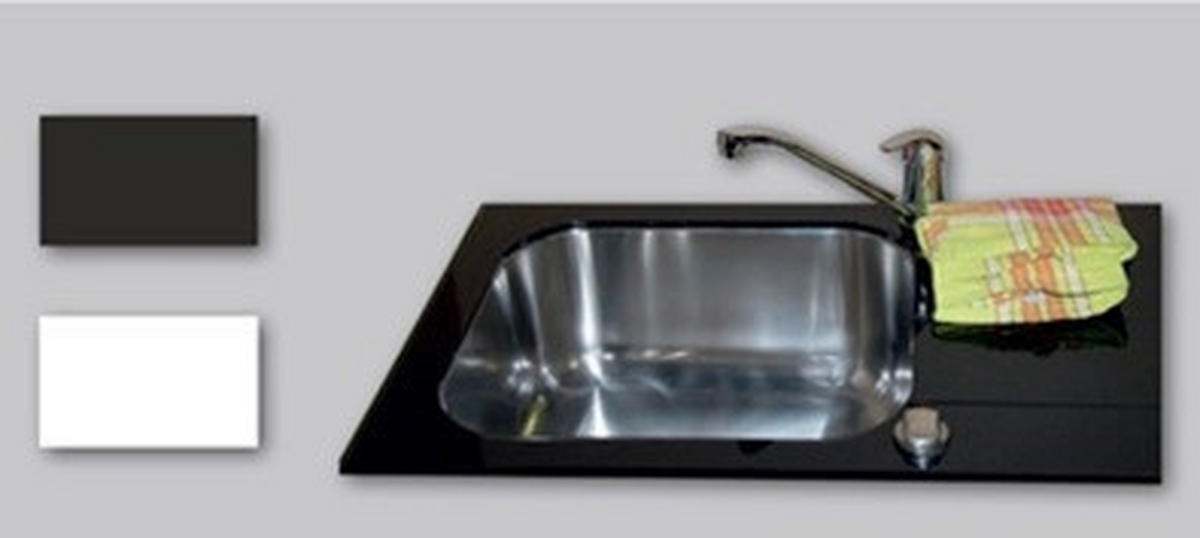 SUDOPERA   78/43,5/19 cm         - crna, Osnovno, staklo (78/43,5/19cm)