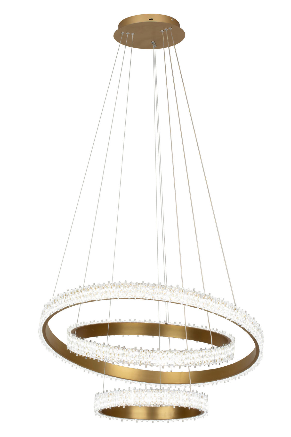 LED-HÄNGELEUCHTE 80/150 cm  - Transparent, Design, Kunststoff/Metall (80/150cm) - Glandor