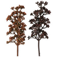 DEKOZWEIG - Hellbraun/Braun, LIFESTYLE, Kunststoff (7/54/8cm)